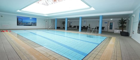 Indoor pool, a heated pool