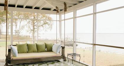 Rustic 3BR Waterfront Cabin with Firepit + Dock Access