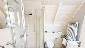 Shower, hair dryer