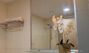 Bathroom - Comfy 2-bedroom apartment with AC in Santa Maria (Santa Maria)