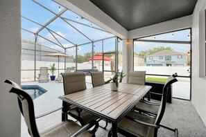 Dining - Poolside Family Retreat near Disney | 2 Lounges (Clermont)