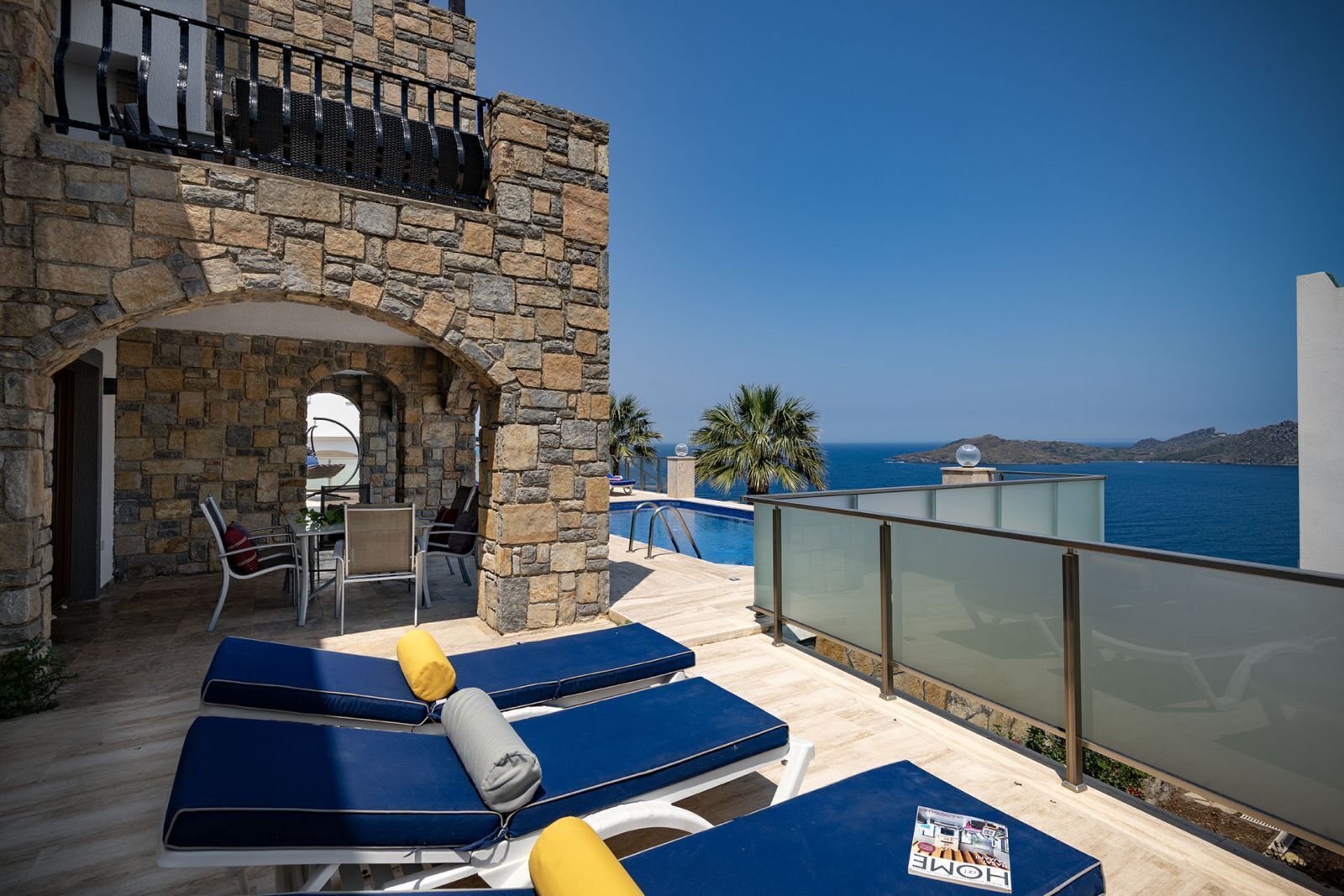 Vila conforto, varanda, vista para o mar | Terraço/pátio
