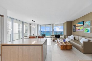 Deluxe Suite, Balcony, Sea View | Living area - Lyfe Resort Hollywood Florida (Hollywood)