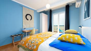 Appartement, balcon, vue mer