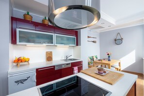 Apartment, Balcony, Sea View | Private kitchen - Golden Cove Apartment (Dubrovnik)