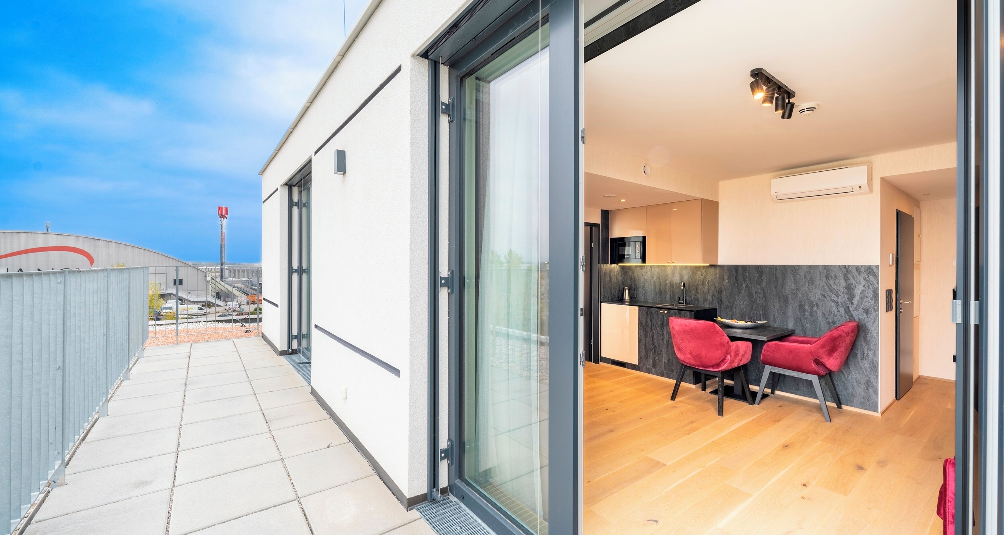 Premium Apartment, City View | Outdoor dining