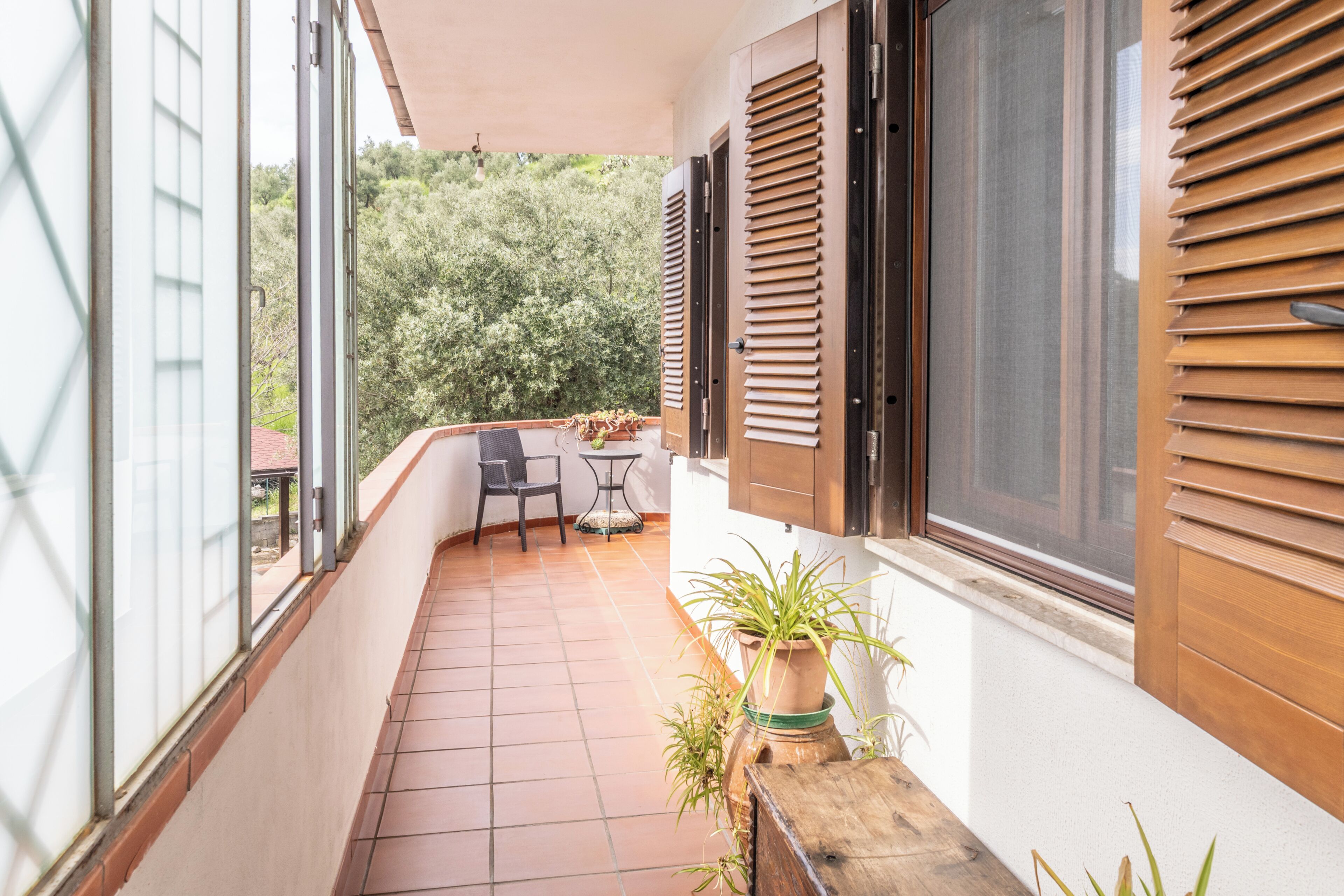 Vila, pemandangan kebun | Teras/patio