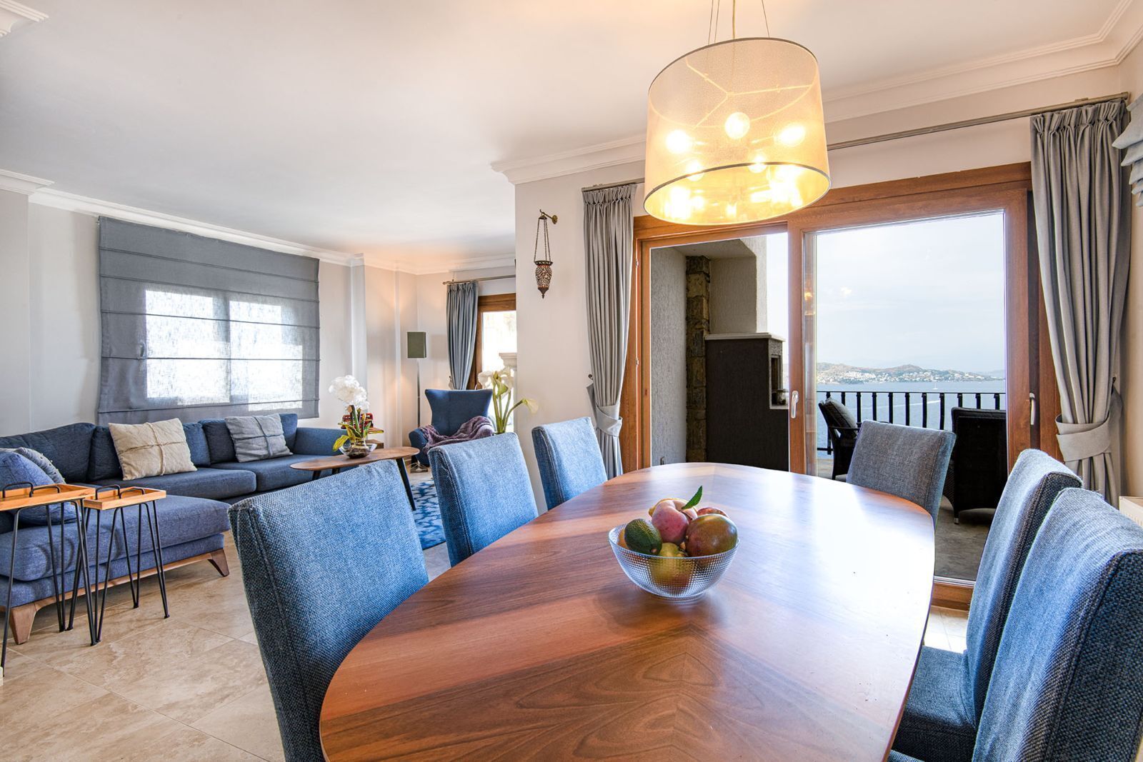 Comfort Villa, Patio, Sea View | Dining