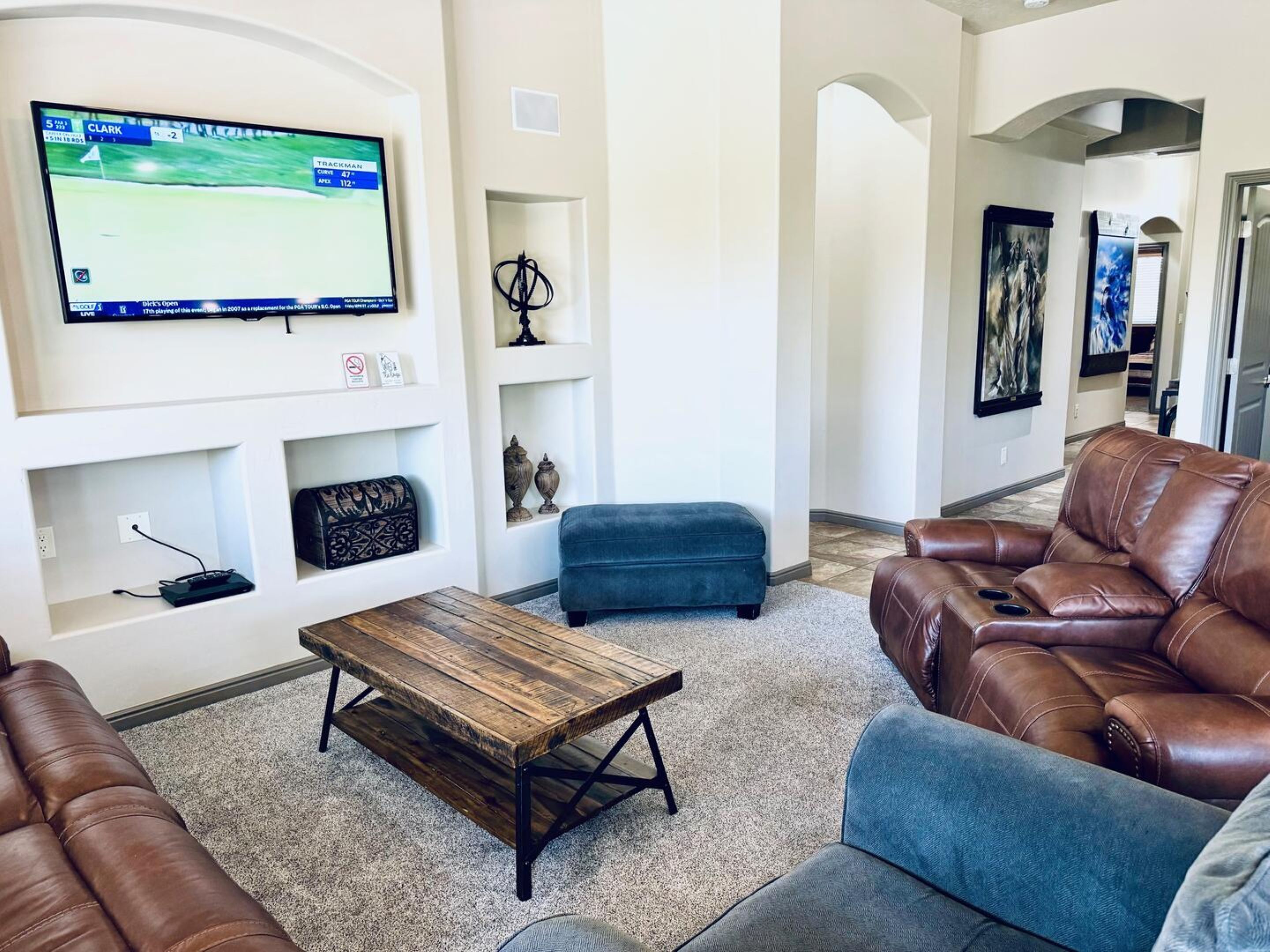 TV, DVD player