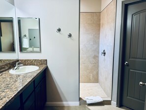 Shower, towels