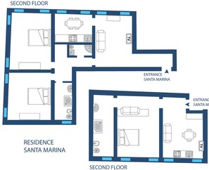 Floor plan - Santa Marina Bis (Historical Center) (Venice)