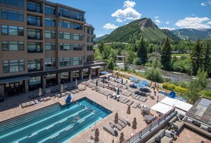 Pool - New Listing! Ski In/Ski Out | Riverfront Views | Spa (Avon)