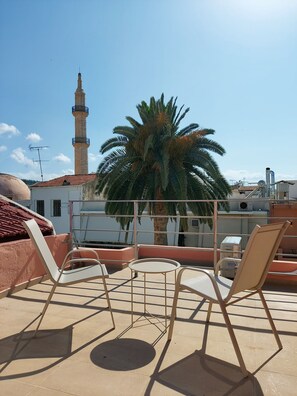 Terrace/patio - Platanos Studio Old town Rethymno (Rethimno)