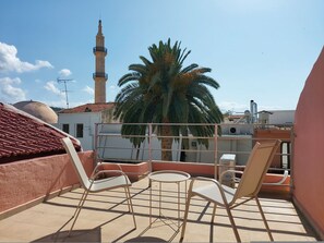 Terrace/patio - Platanos Studio Old town Rethymno (Rethimno)