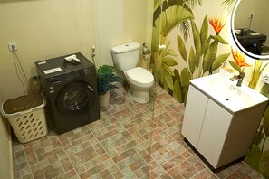 Towels, soap - Sunset Boutique Apartments 1 - Cozy 1BR with AC in Tegallalang (Tegallalang)