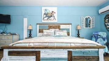 1 bedroom, iron/ironing board, travel crib, free WiFi