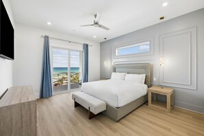 Iron/ironing board, WiFi, bed sheets - Brand New Luxe Home for Family Gatherings • Elevator • Gulf Views + Heated Pool (Panama City Beach)