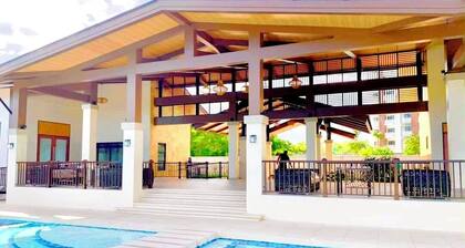 with balcony condo unit, near white beaches with pool, gym & breathtaking views
