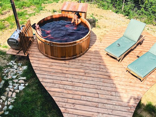 Luxury eco-lodge with Japanese bath just outside Toulouse