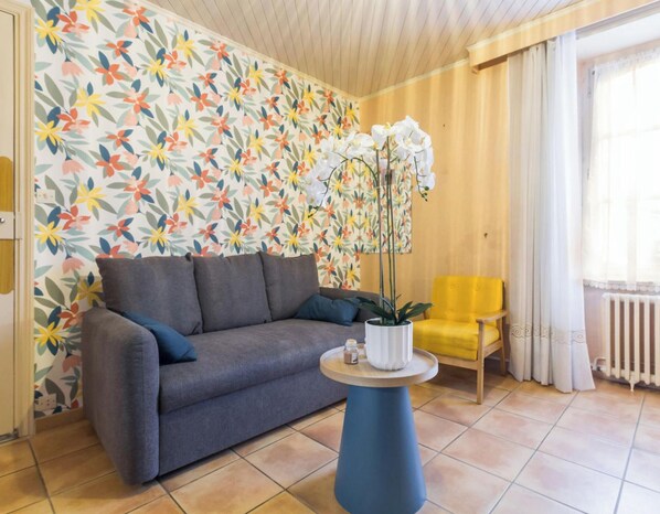 Living area - Vintage house in the heart of Cotentin (Sainte-Mère-Église)