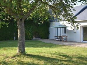 Terrace/patio - House with parking, nature retreat - 4 guests (Céaux)