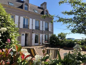 Terrace/patio - Detached house with panoramic view - 8 guests (Portbail)
