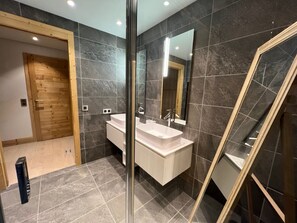 Bathroom - Apartment with parking, pets allowed - 4 guests (Megève)