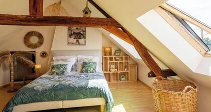 Maison charmante, animaux admis - 2 pers. proche Loire