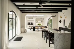 Dining - Lush 4BR, 100 meters from ocean (Seseh)
