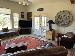 Living area - Alluring Adobe Style Casa Retreat (Crestone)