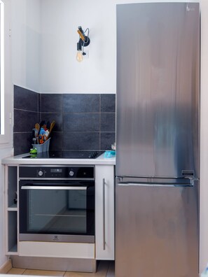 Quarto família, vista para o mar | Cozinha privada