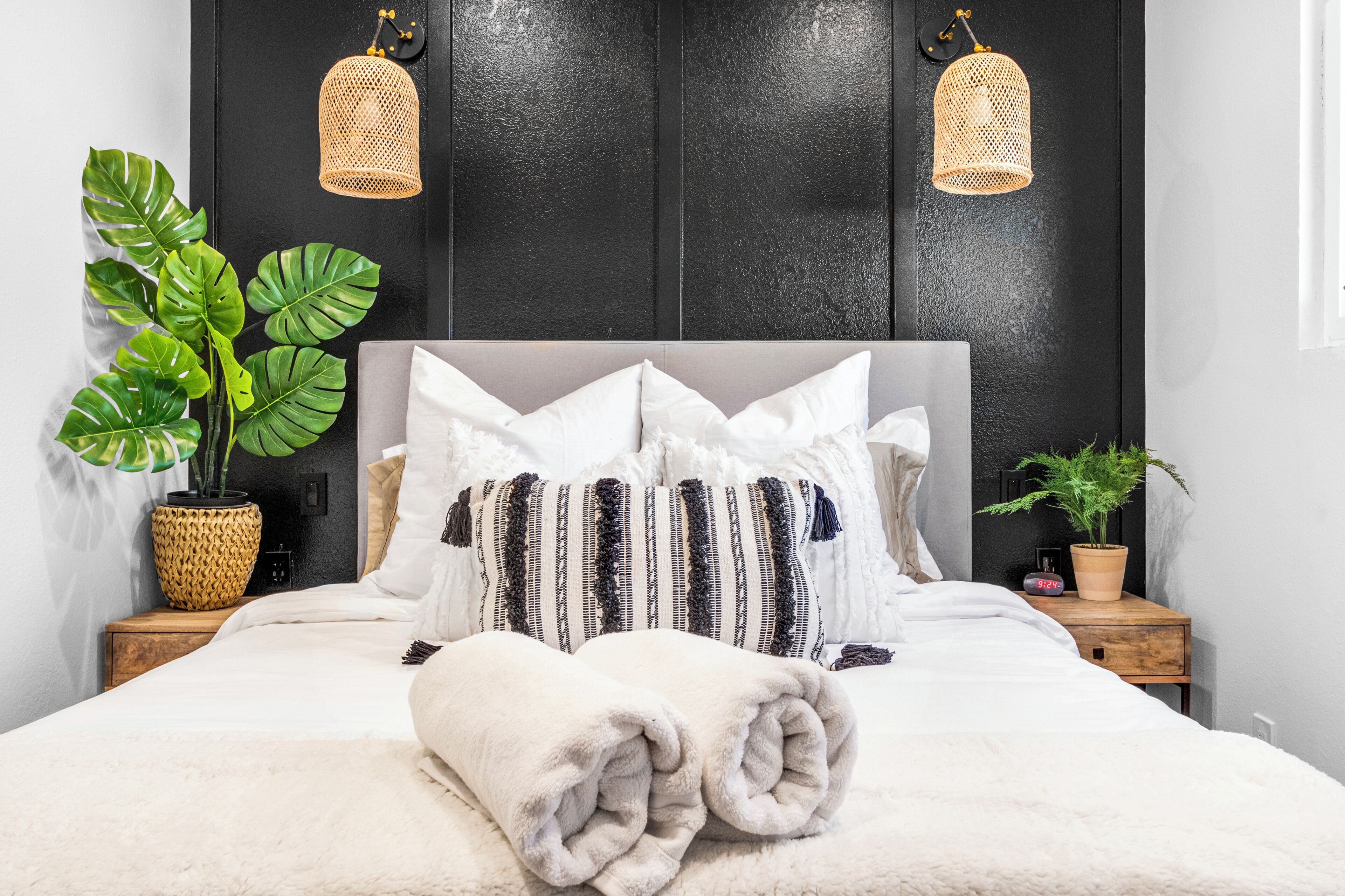 1 habitación, tabla de planchar con plancha, wifi gratis y ropa de cama 