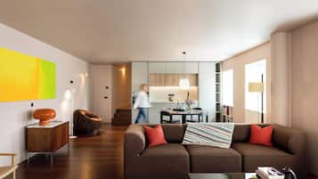 Design Apartment, 2 Bedrooms | Living area