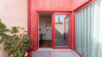 Appartement Exclusif, 1 chambre, patio | Extérieur