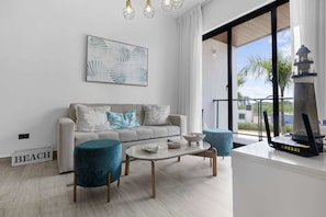 TV, offices - NOK Luxury 1BR Apartment, The Towers by Vistacana (Punta Cana)
