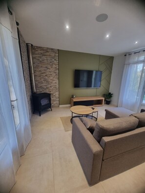 Living area - Vrbo Property (Meyras)