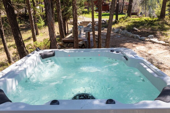 Bain à remous extérieur