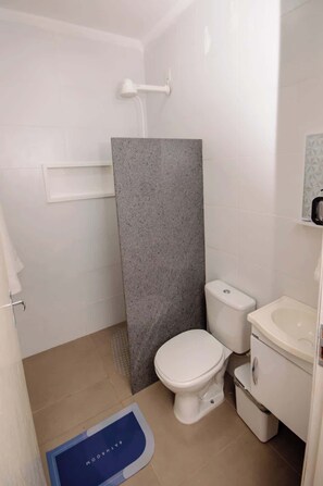 Shower, hair dryer
