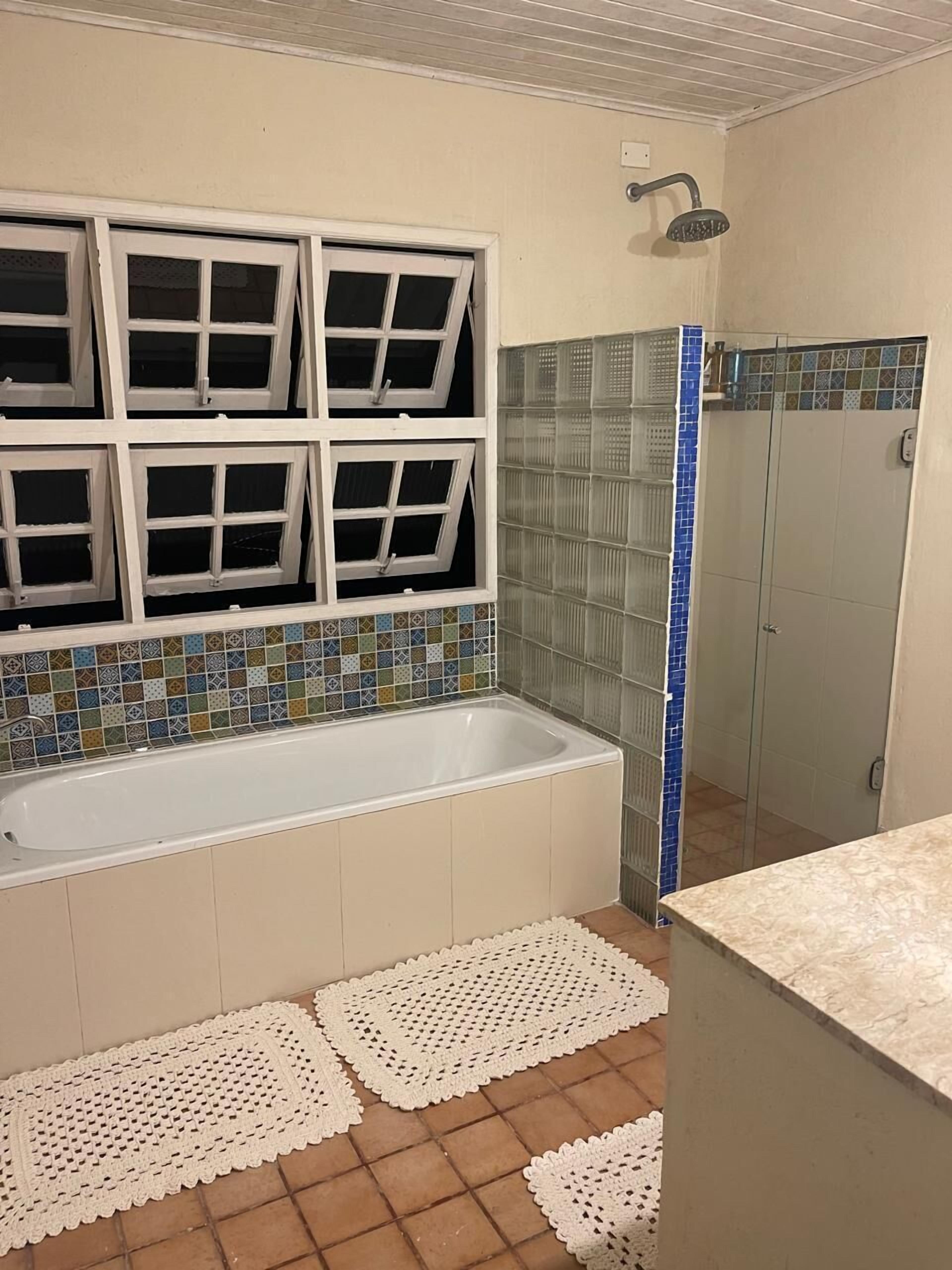 Shower, hair dryer