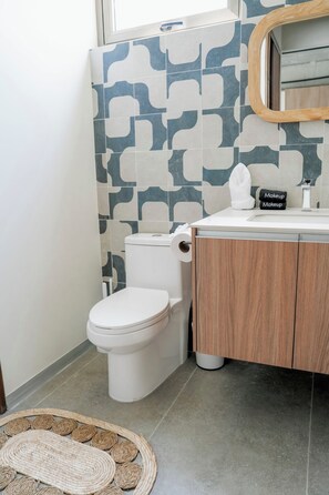 Bathroom - Zonte Terrace - 2BR Designer Loft with Surf Views (El Zonte)
