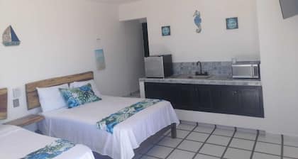Macumba Hotel and Restaurant The best view of the Ria Lagartos.