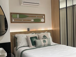 Iron/ironing board, Internet, bed sheets - Garden Haus 217 · Luxury beachfront apartment in Caribessa for 3 people (João Pessoa)
