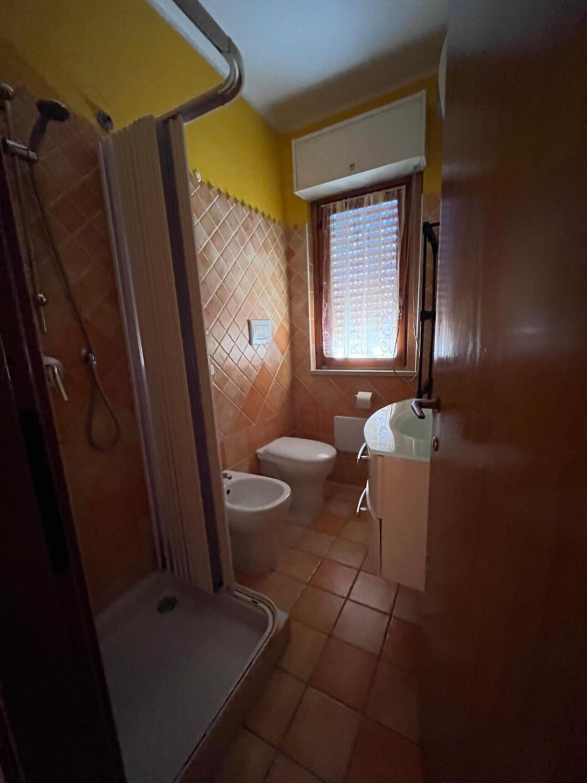Douche, serviettes fournies