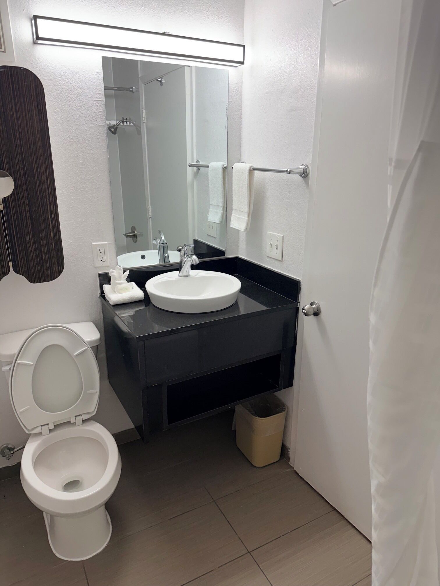 Handdoeken, zeep, toiletpapier