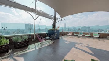 Suíte luxo | Terraço/pátio