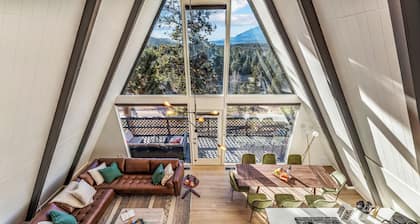 Modern A-Frame w/ Stunning Views of Pikes Peak I Hot Tub I Game Room