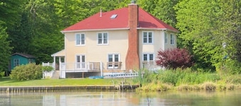 5-bedroom waterfront home on 1.5 acres in Stevensville with tons of parking