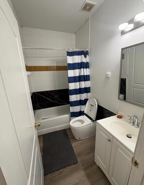 Shower, toilet paper - 4 Bedroom Townhouse - Minutes to USF, Busch Gardens, Ybor City, and Casino (Tampa)