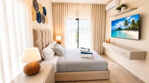 Iron/ironing board, WiFi, bed sheets - Encantador 1BR Vista Cana  Lago, playa y balcón (Punta Cana)