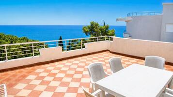 Deluxe Penthouse, Terrace, Sea View | Terrace/patio